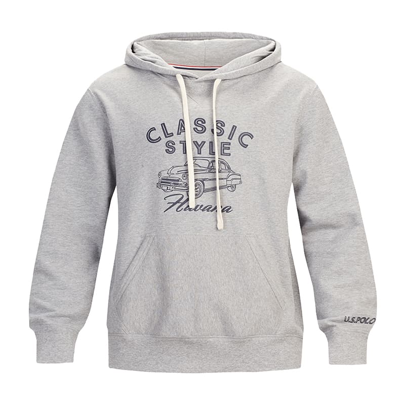 U.S. Polo Assn. Hoodie Light Grey