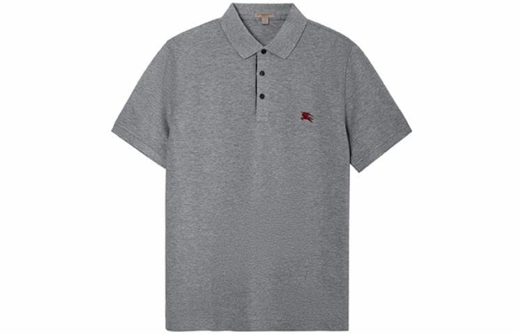 Burberry Polo Shirt Light Grey
