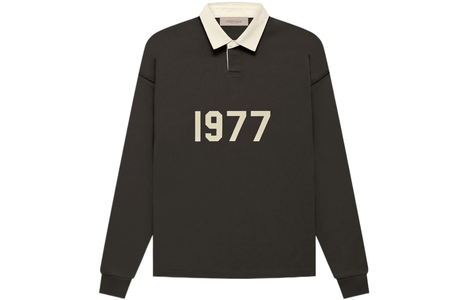 Fear of God Essentials Henley Rugby Off Black