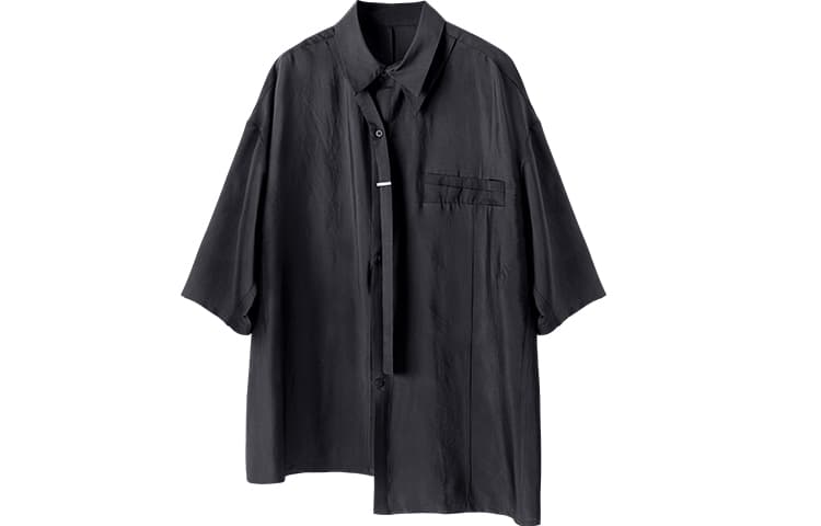 幻象者 Huanzhe Black Short Sleeve Shirt