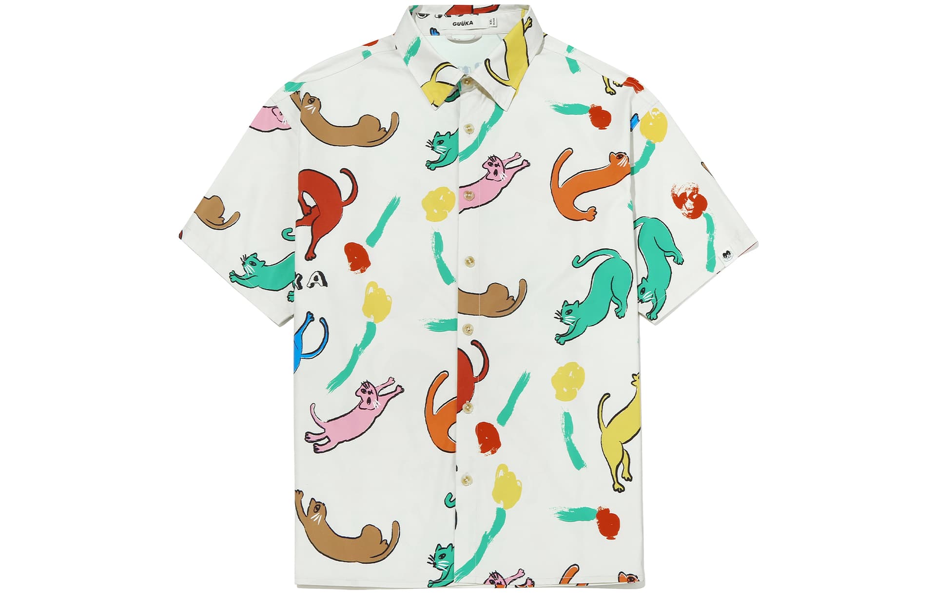 Guuka Hawaiian Shirt White