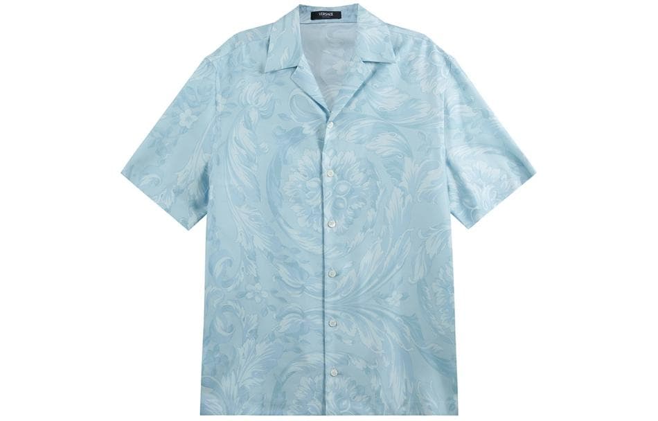 VERSACE/范思哲 Versace Baroque Print Hawaiian Shirt