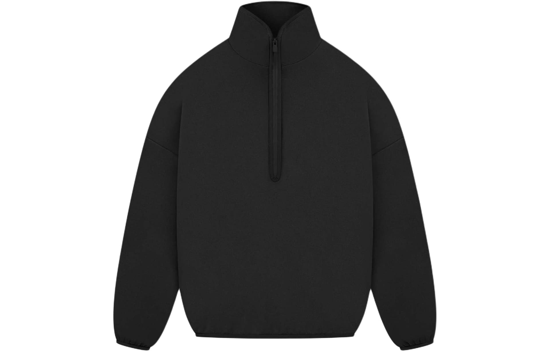 Fear of God Athletics x adidas Suede Fleece 1/2 Zip Black