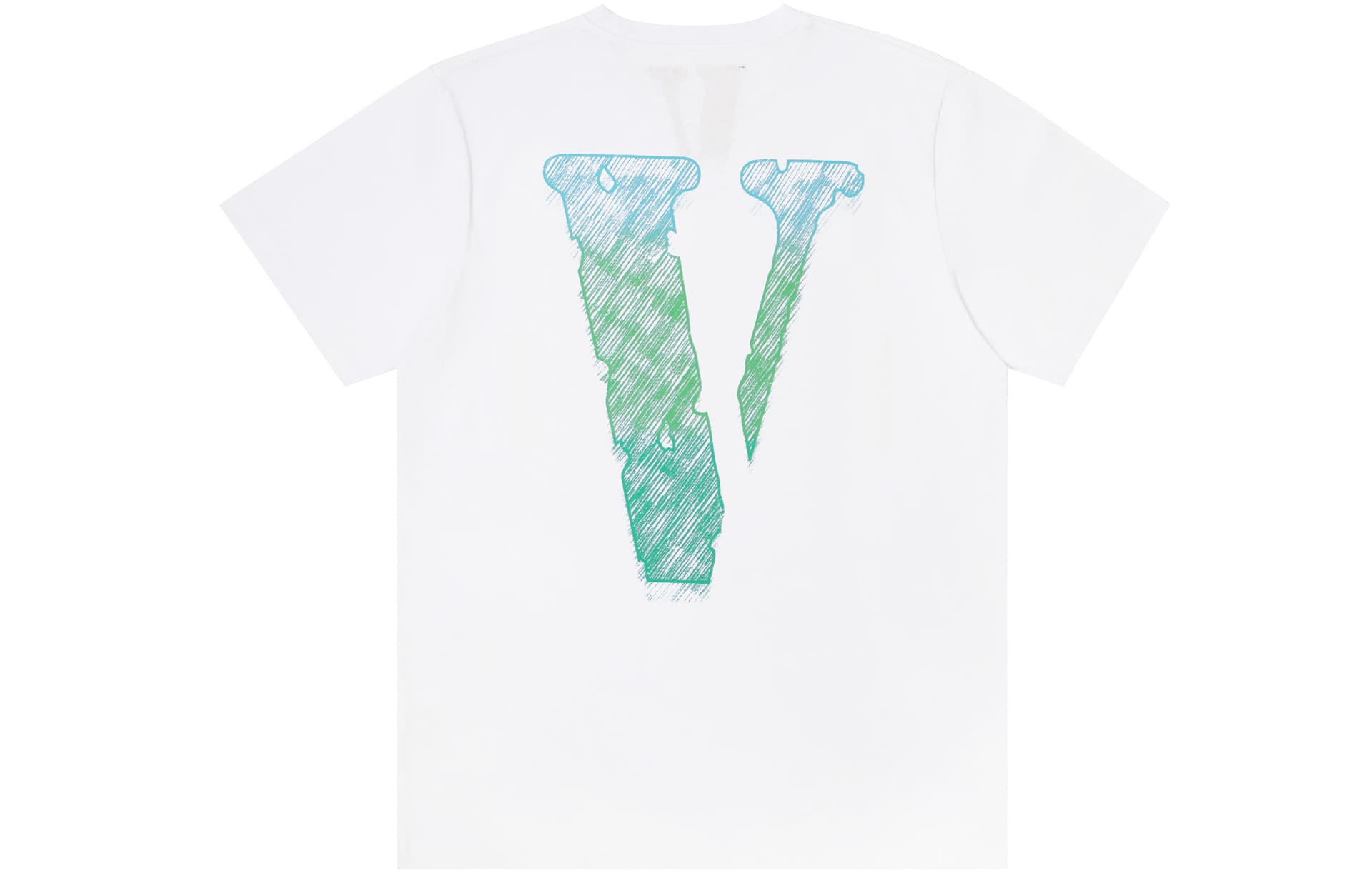 VLONE Staple Summer Gradient Logo Tee White Green