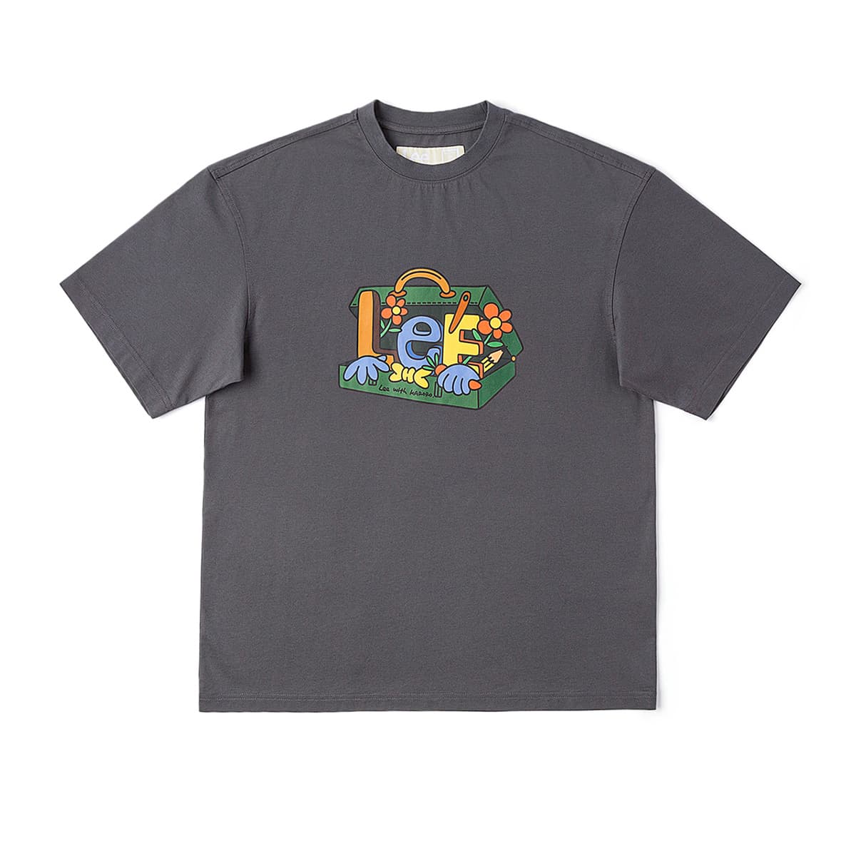 Lee X Melting Sadness FW24 Printed Tee Iron Gray