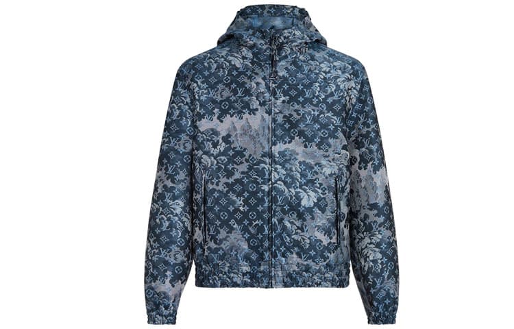 LOUIS VUITTON/路易威登 Louis Vuitton Monogram Tapestry Windbreaker Blue