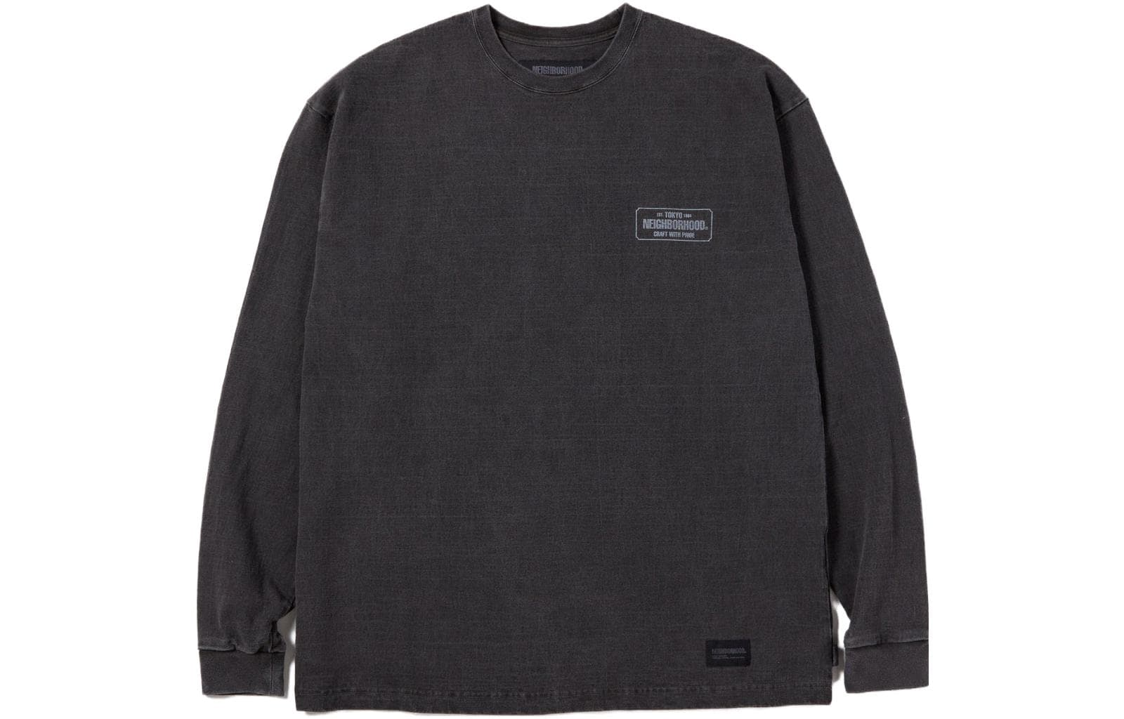 NEIGHBORHOOD FW23 PIGMENT DYED CREWNECK LS