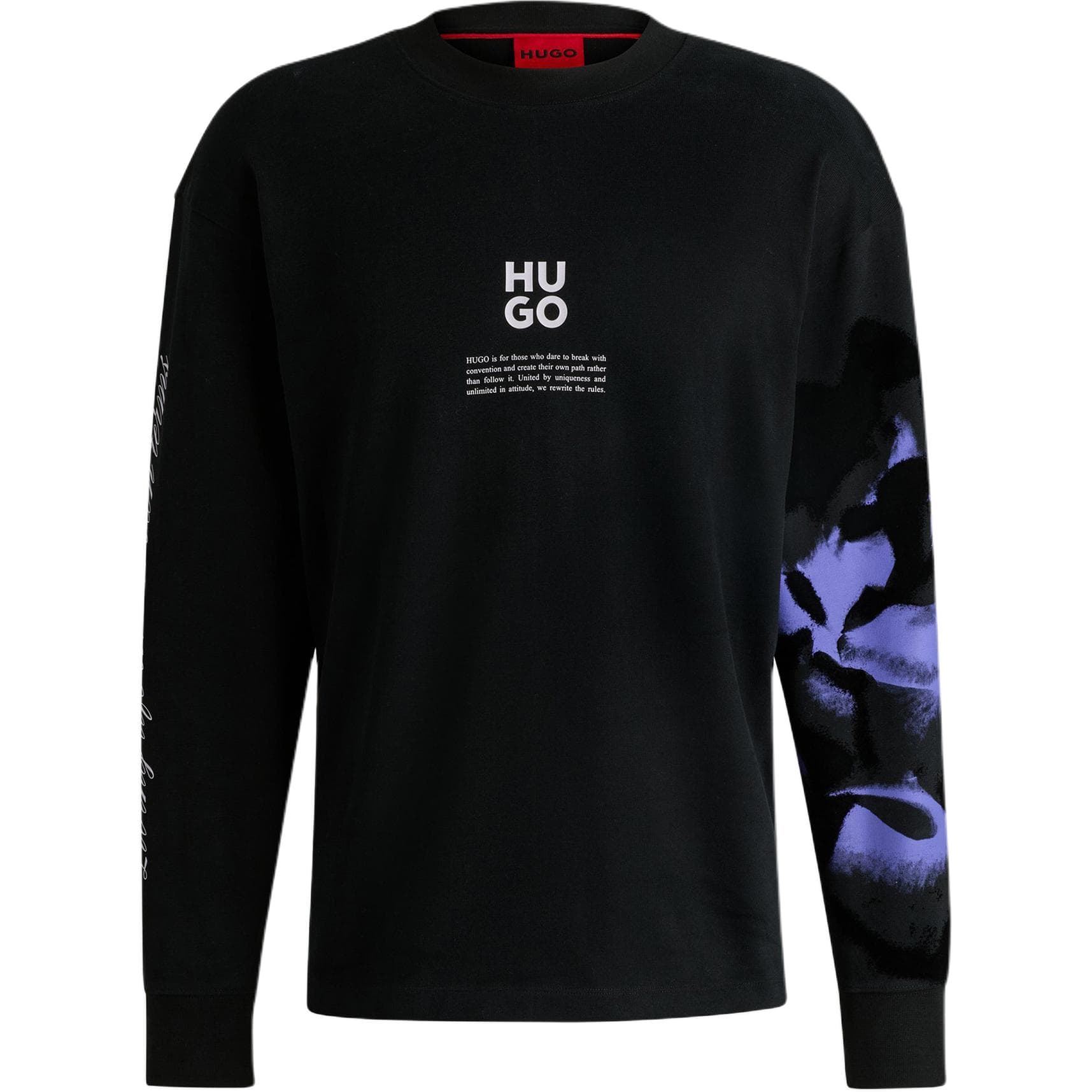 HUGO BOSS Logo Crewneck Sweatshirt Black