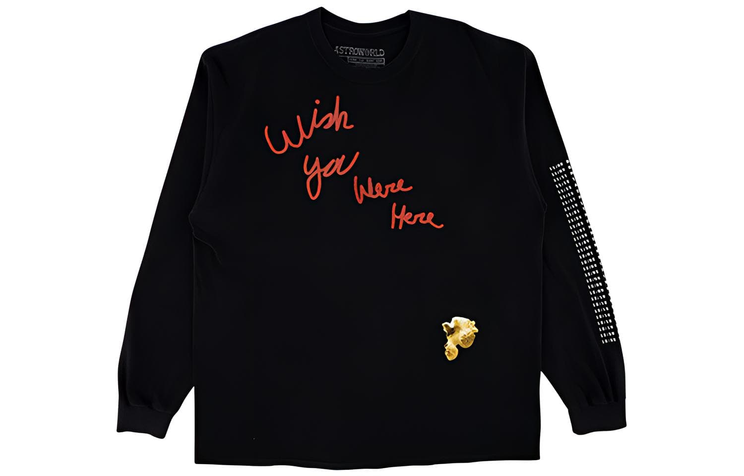 Travis Scott Cactus Jack Astro World Long Sleeve Tee Black