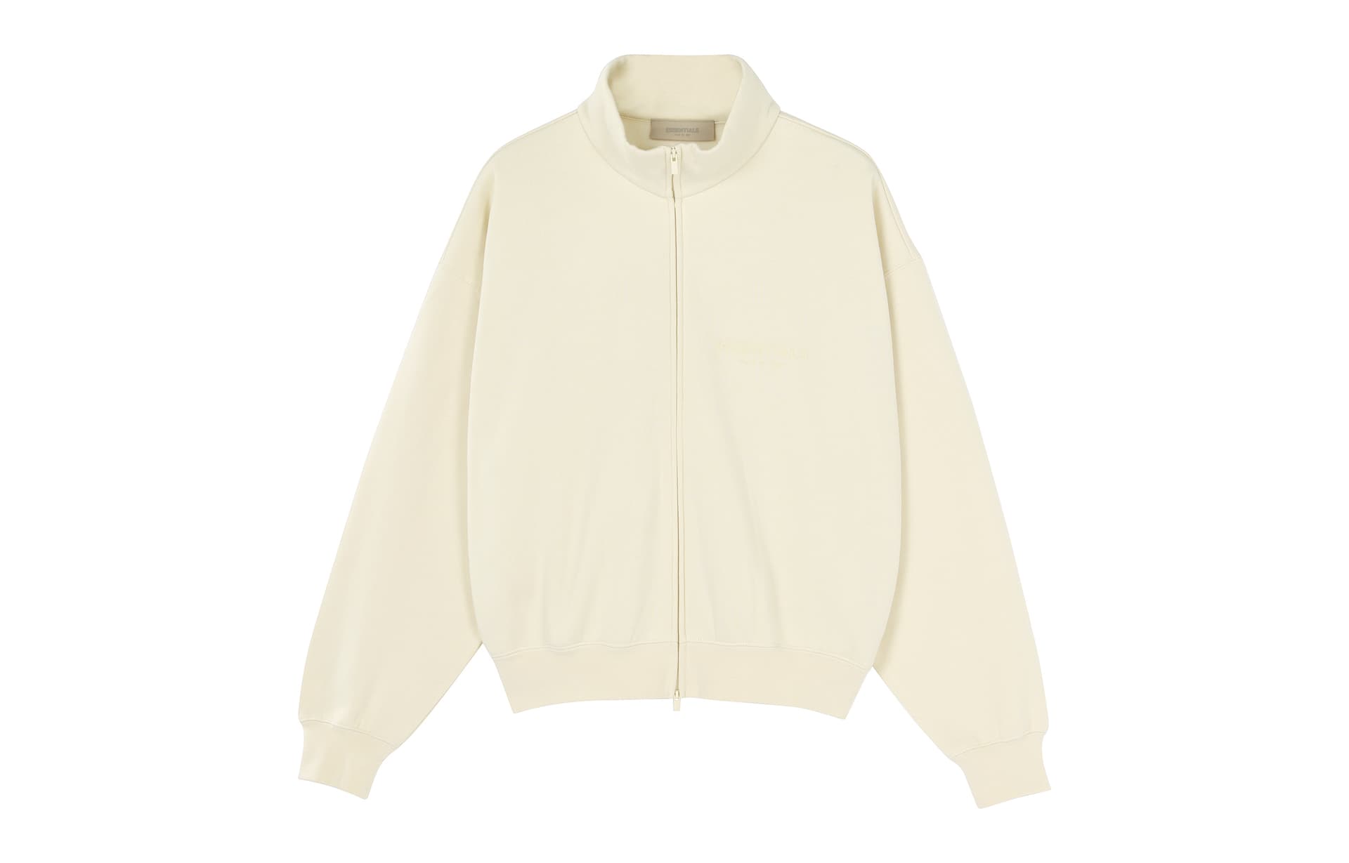 Fear of God Essentials FW22 Fullzip Jacket Egg Shell