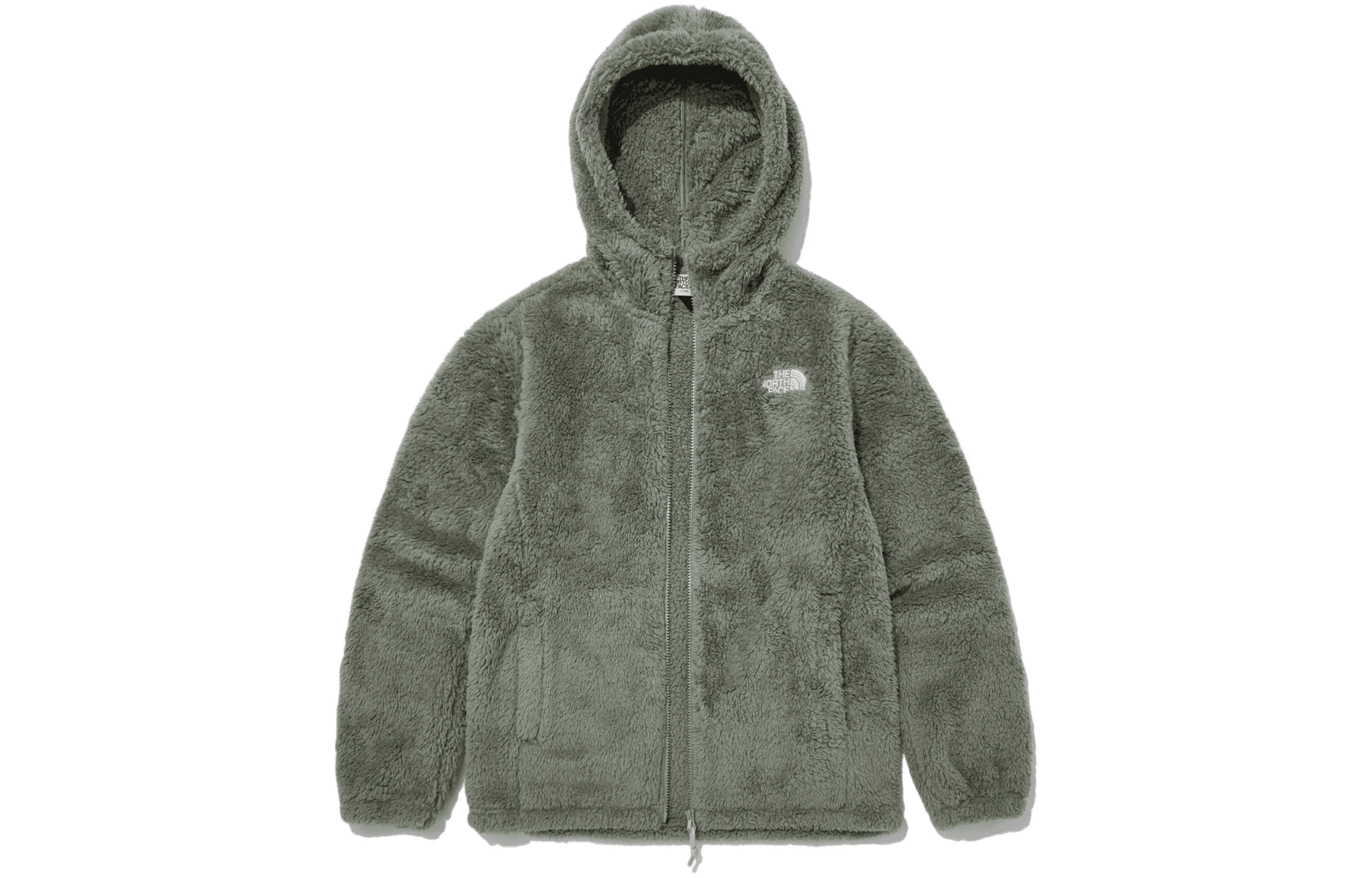 北面/THE NORTH FACE The North Face Logo Fleece Hoodie Olive