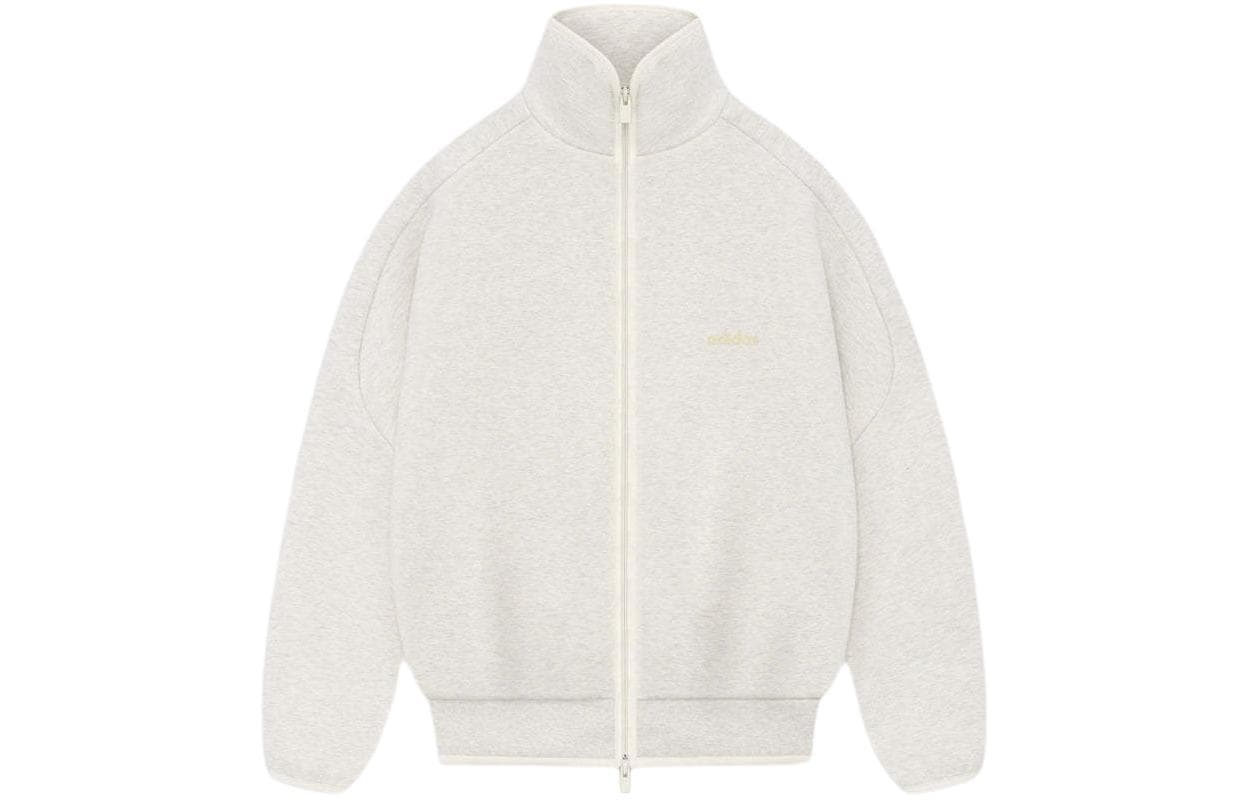 Fear of God Athletics x adidas SS24 Heavy Fleece Track Jacket Grey White