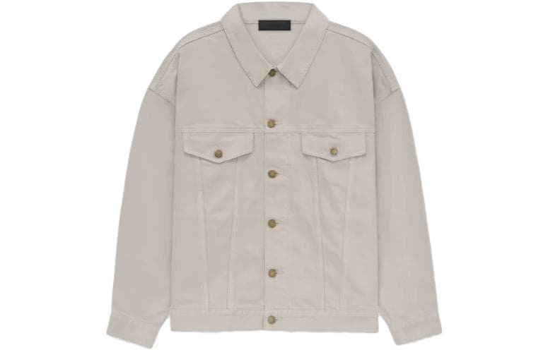 Fear of God Essentials Silver Cloud Denim Jacket
