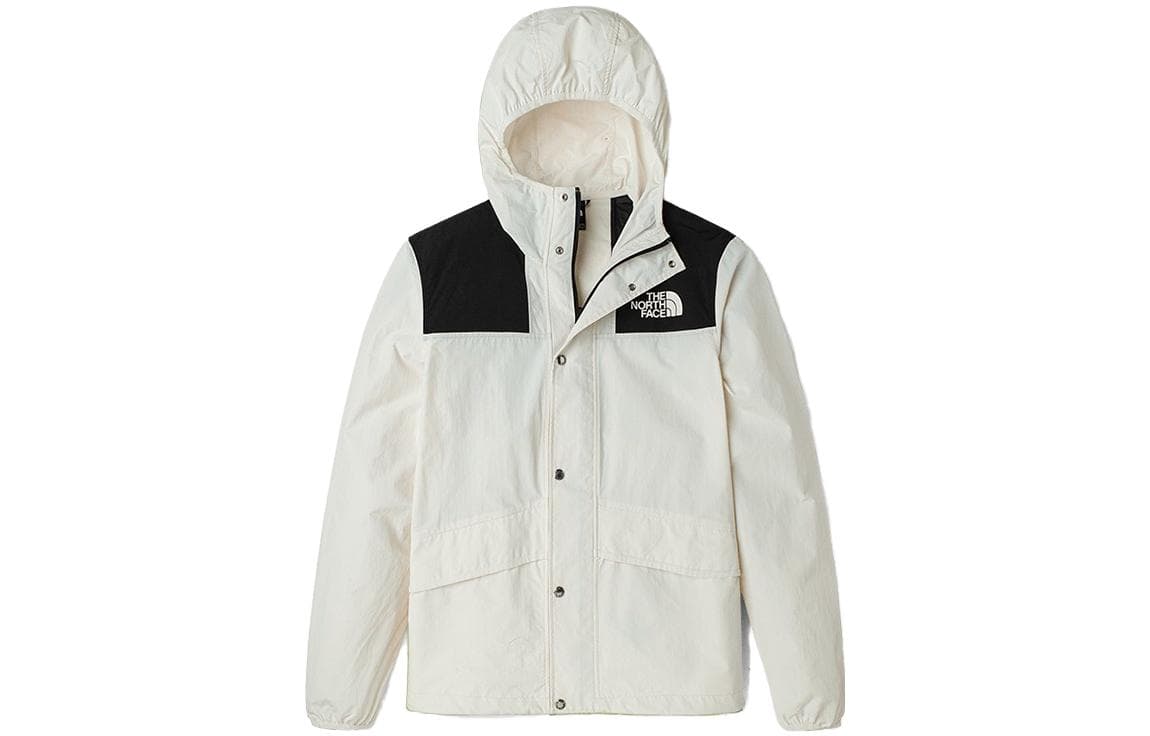北面/THE NORTH FACE The North Face SS23 Logo Print Windbreaker Jacket White