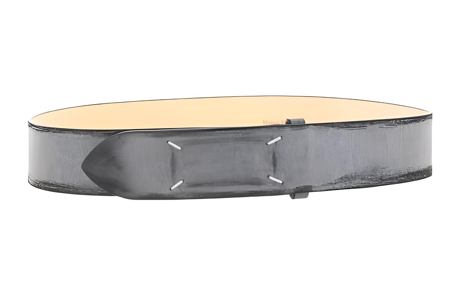 Maison Margiela/马吉拉 Maison Margiela Smooth Buckle Belt Gray