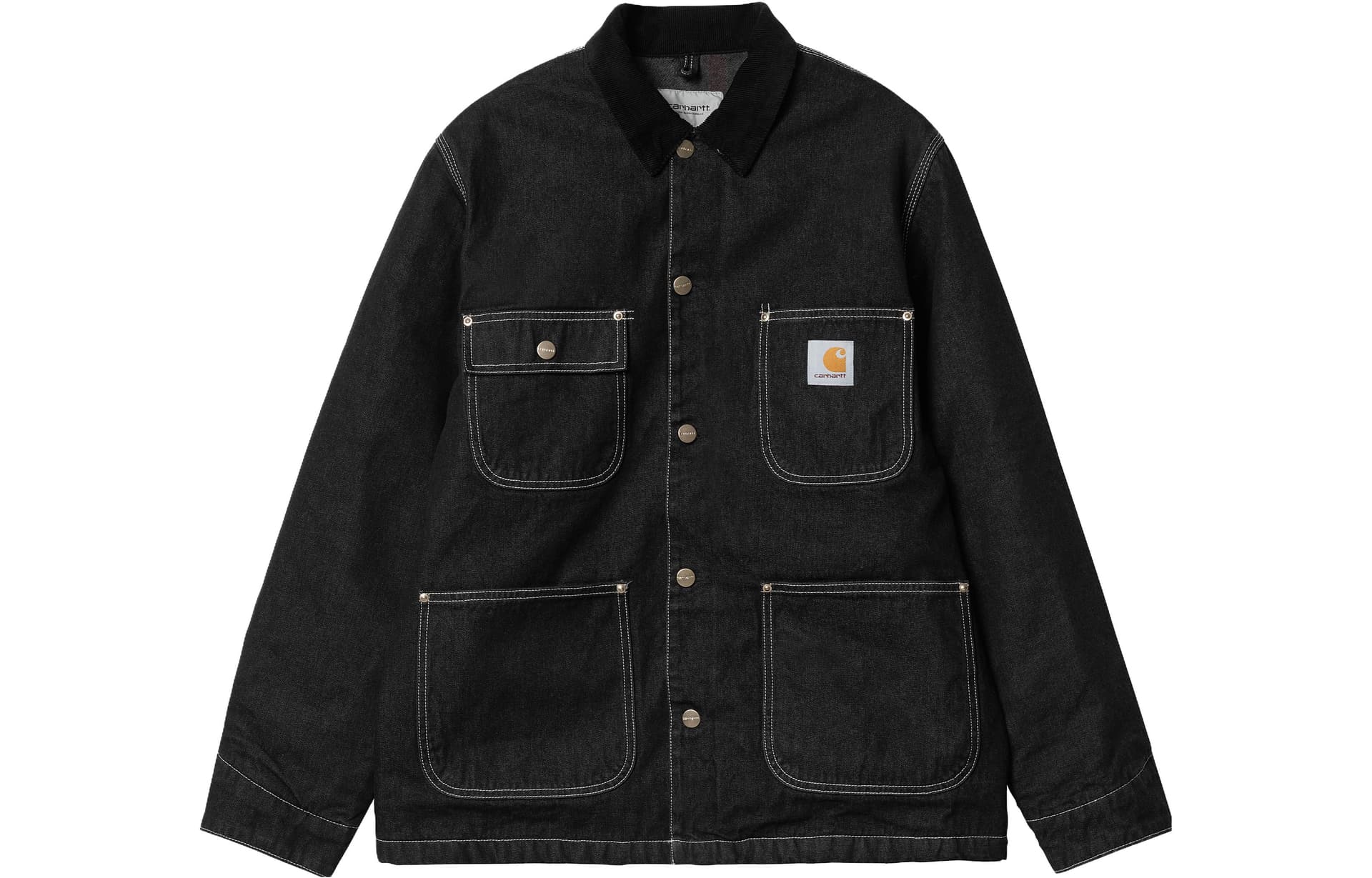 Carhartt WIP Denim Multi-Pocket Jacket Black