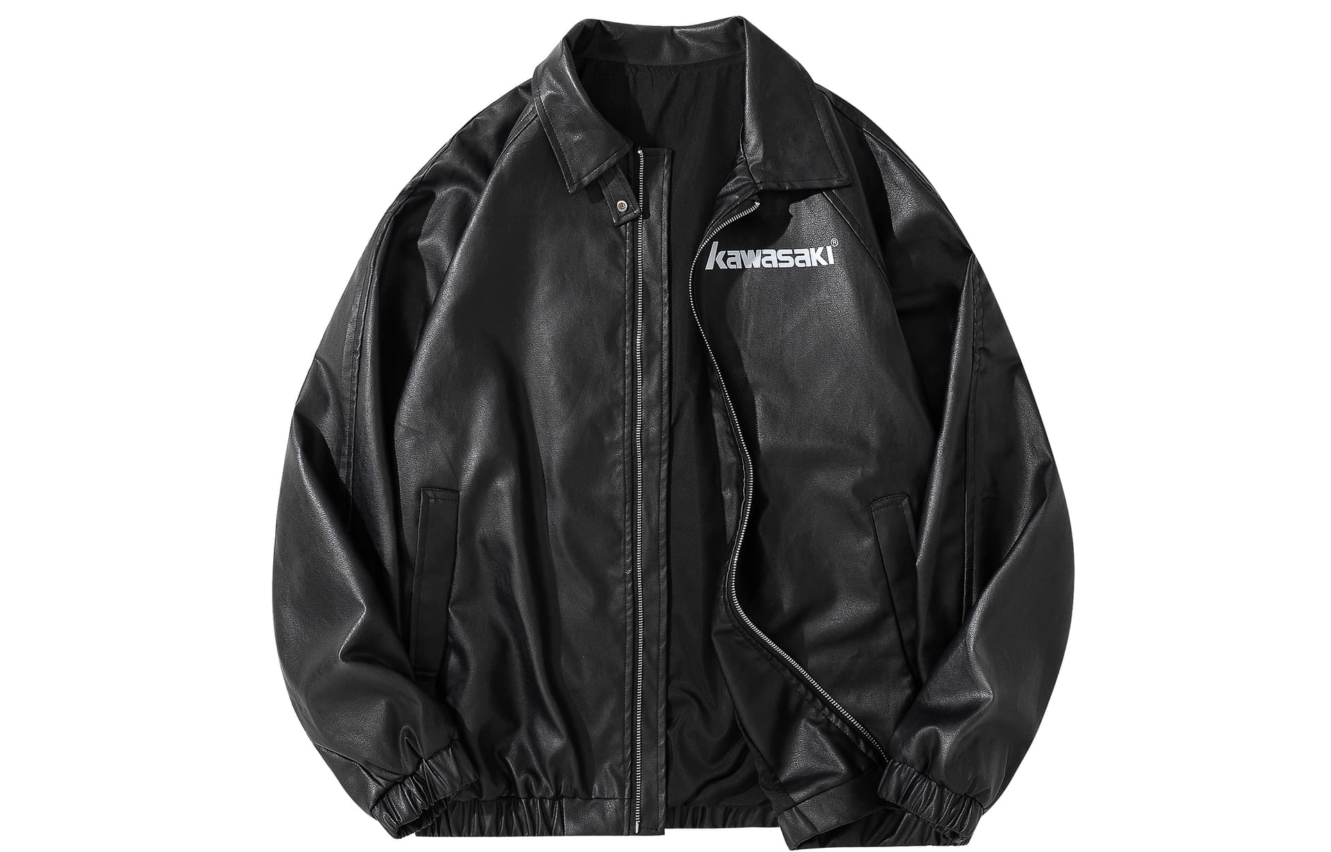 Kawasaki/川崎 Kawasaki PU Leather Jacket