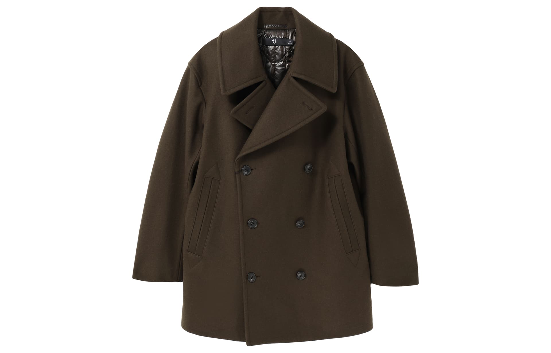 UNIQLO/优衣库 UNIQLO x Jil Sander FW20 Double-Breasted Coat Olive