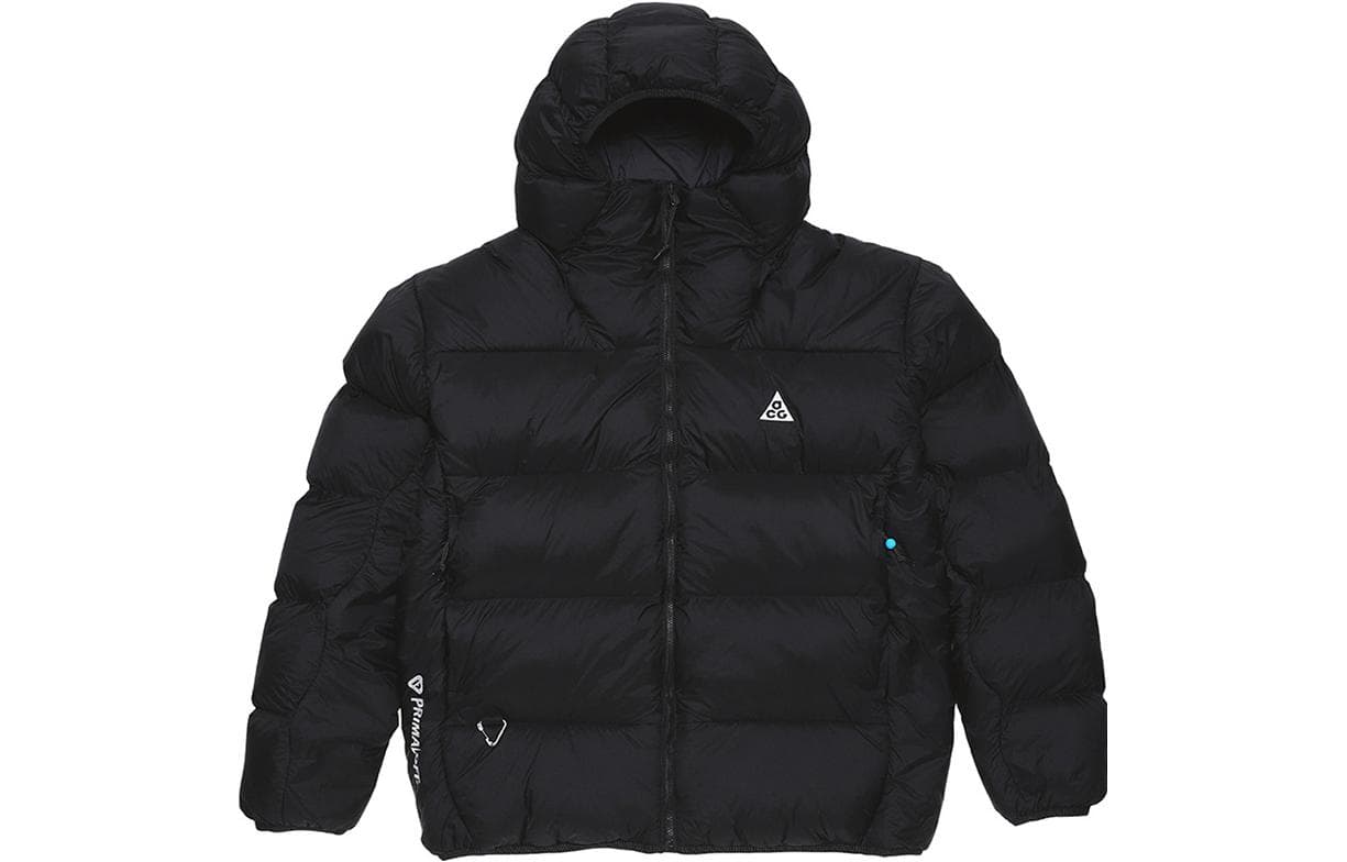 Nike ACG Logo Print Hoodie Jacket Black