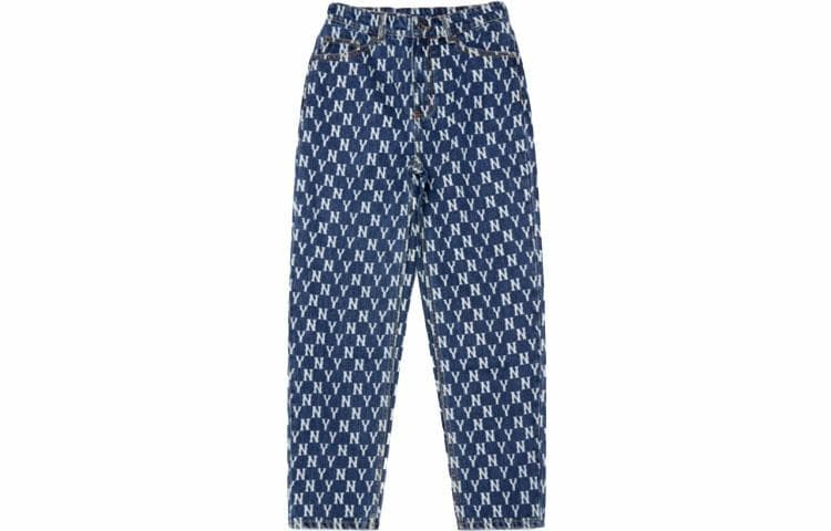 MLB Yankees All Over Print Denim Pants