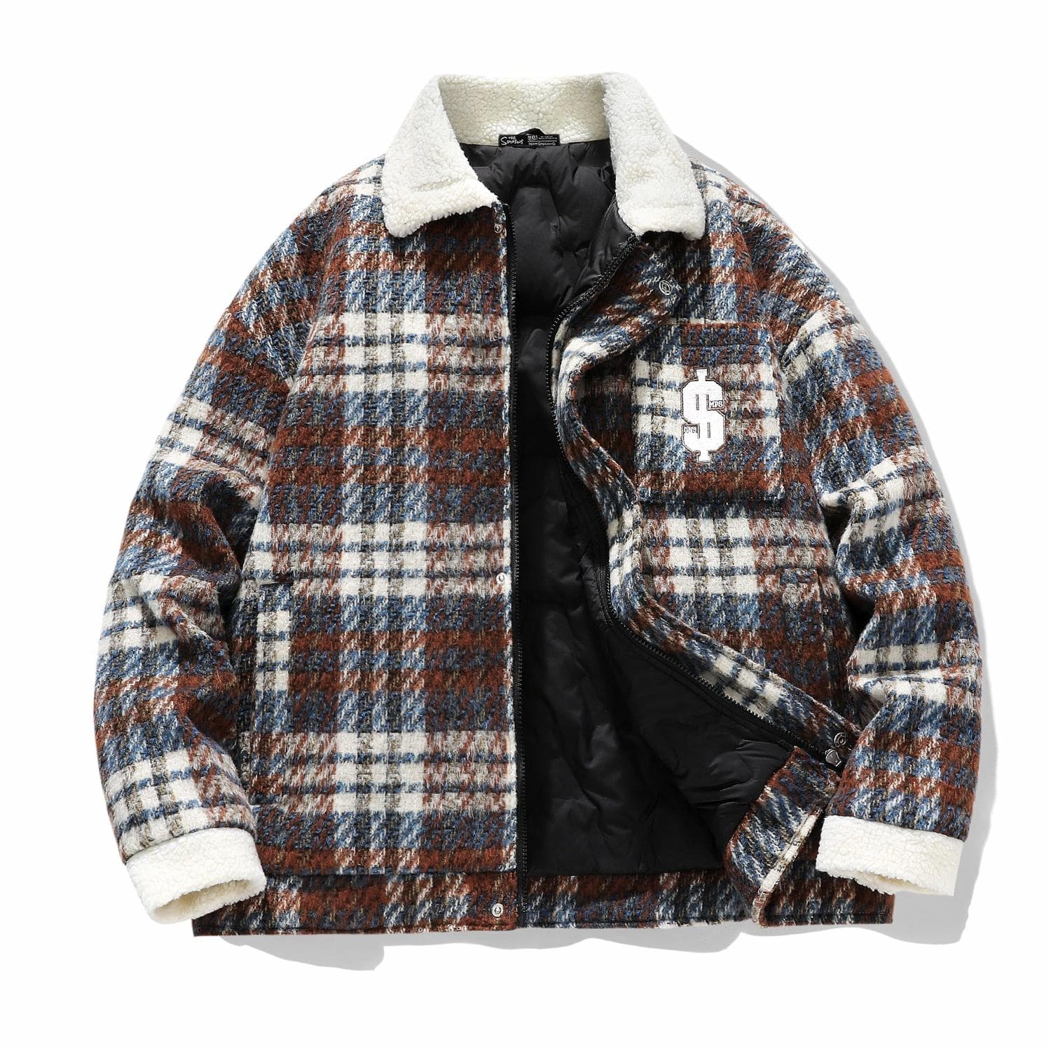 The Simpsons/辛普森一家 The Simpsons 90 Vintage Plaid Wool Jacket