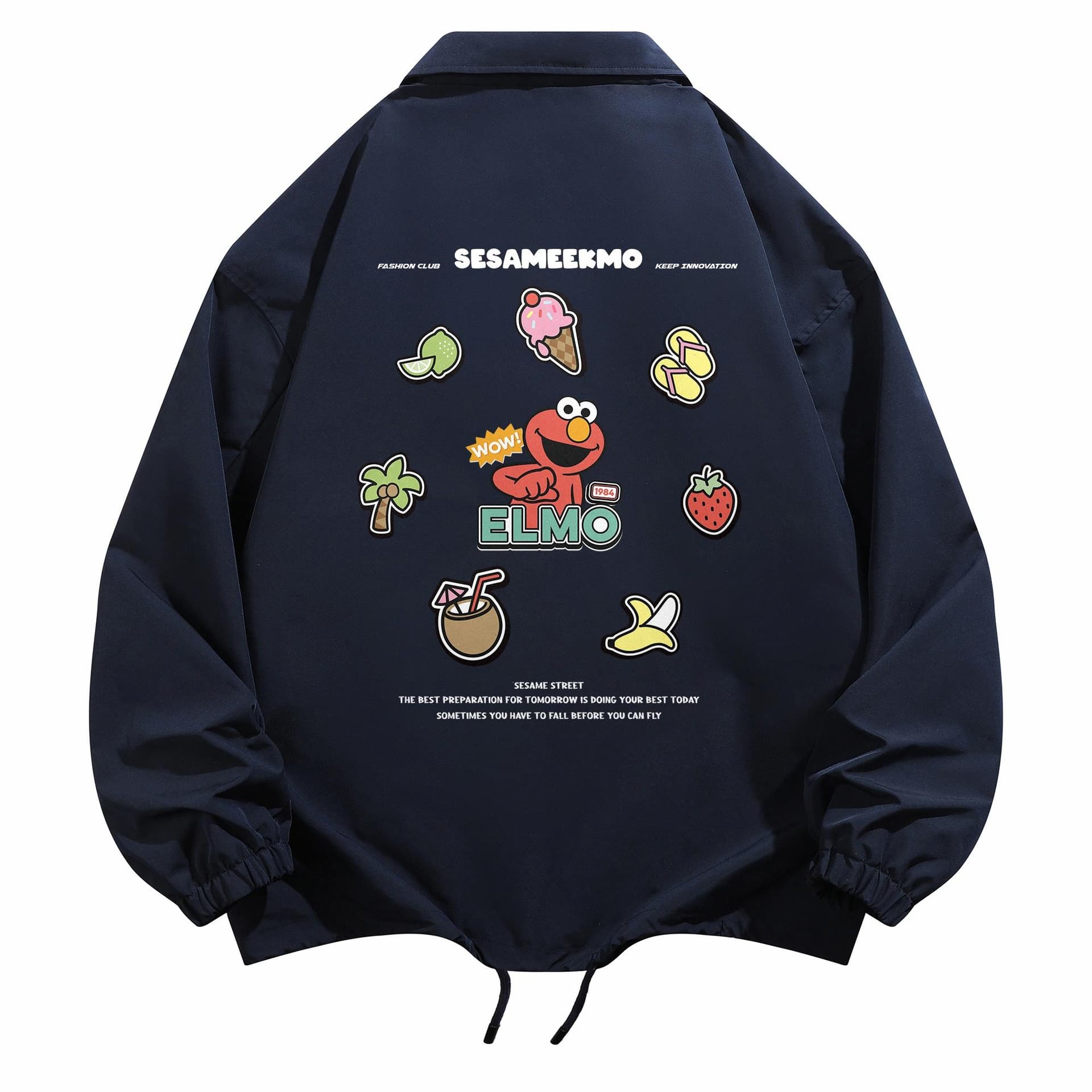 SESAME STREET/芝麻街 Sesame Street Coach Jacket