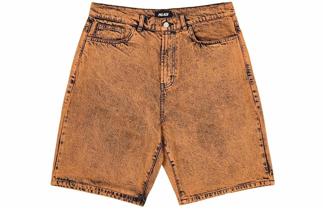 PALACE Denim Shorts Orange