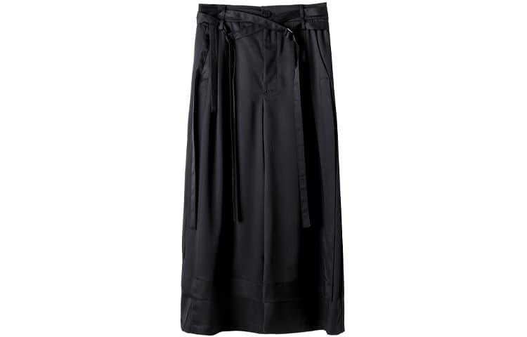 幻象者 Huanzhe Wide Leg Pants Black