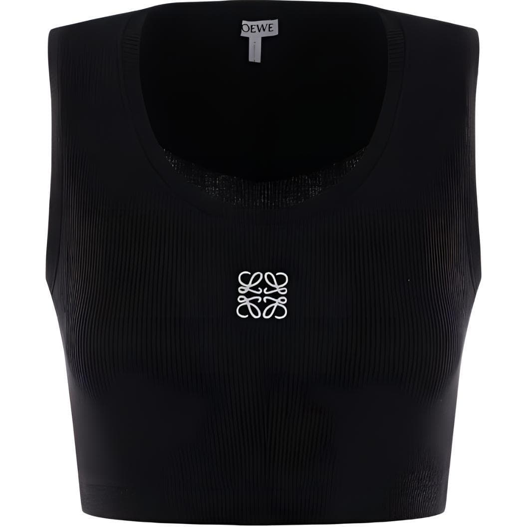 LOEWE Sleeveless Pullover Black