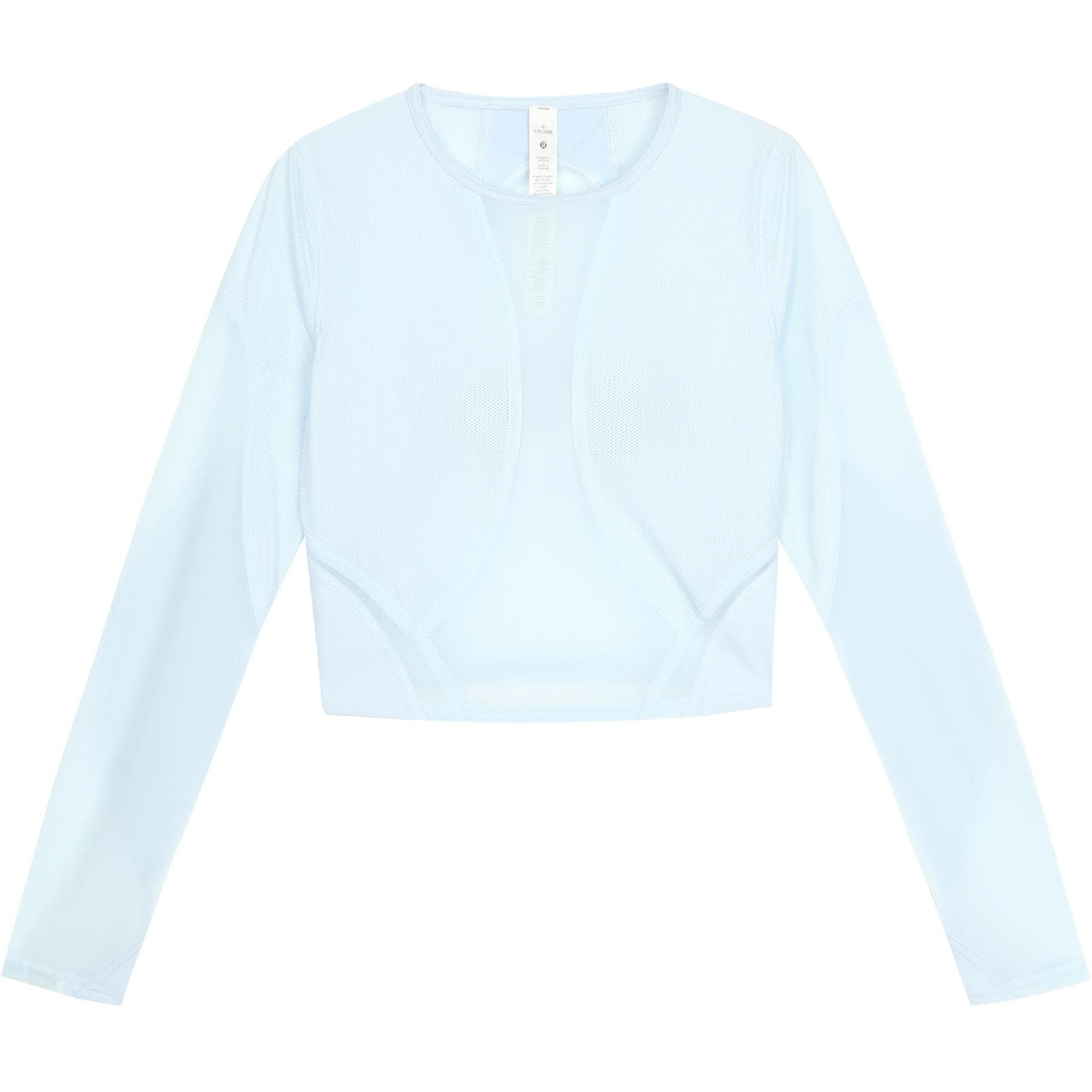 lululemon/露露乐蒙 lululemon Mesh Panelled Logo Long Sleeve Pullover