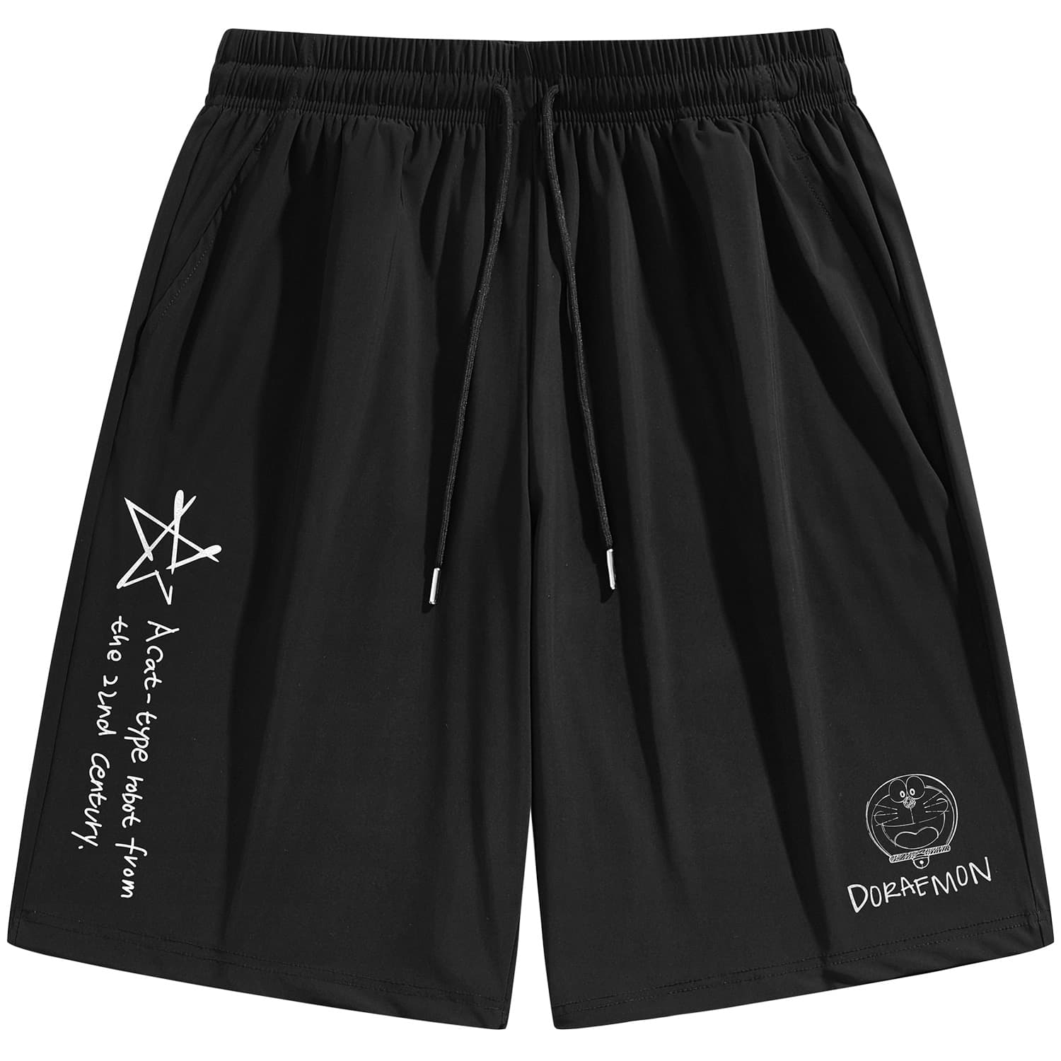 Doraemon/哆啦A梦 Doraemon Black Shorts