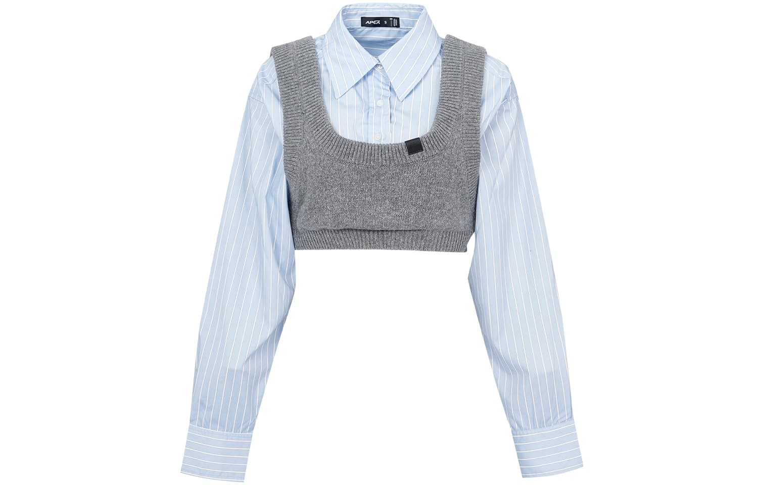 APEA Rebellious Layered Knit Shirt