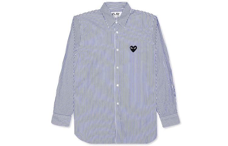 CDG Play Striped Shirt