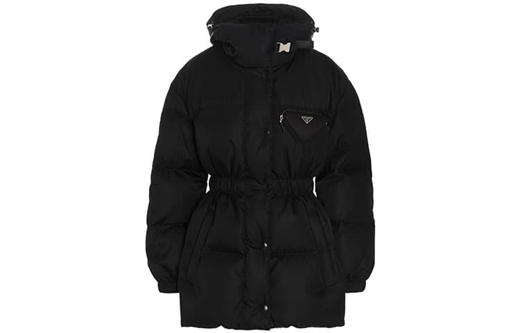 Prada Re-Nylon Down Jacket Black