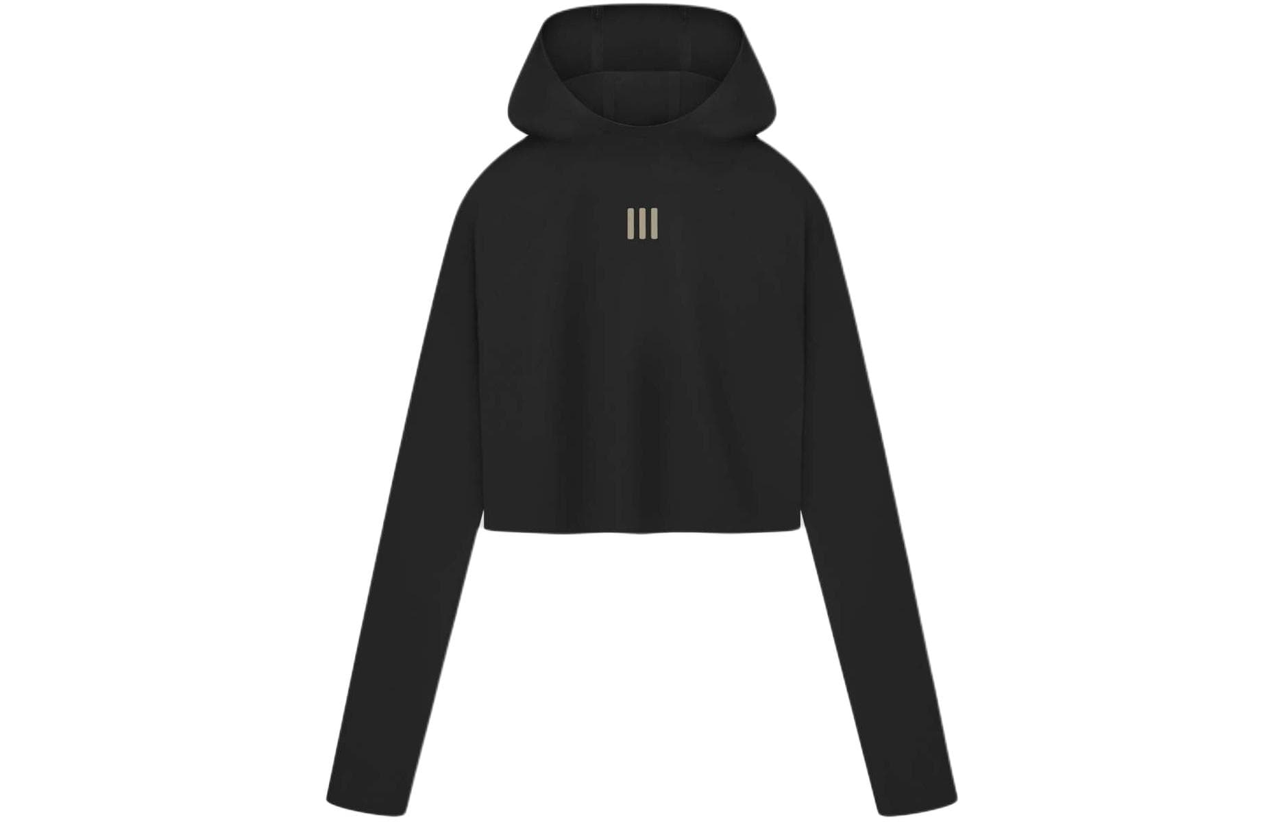 Fear of God Athletics x adidas Base Layer Crop Hoodie Black