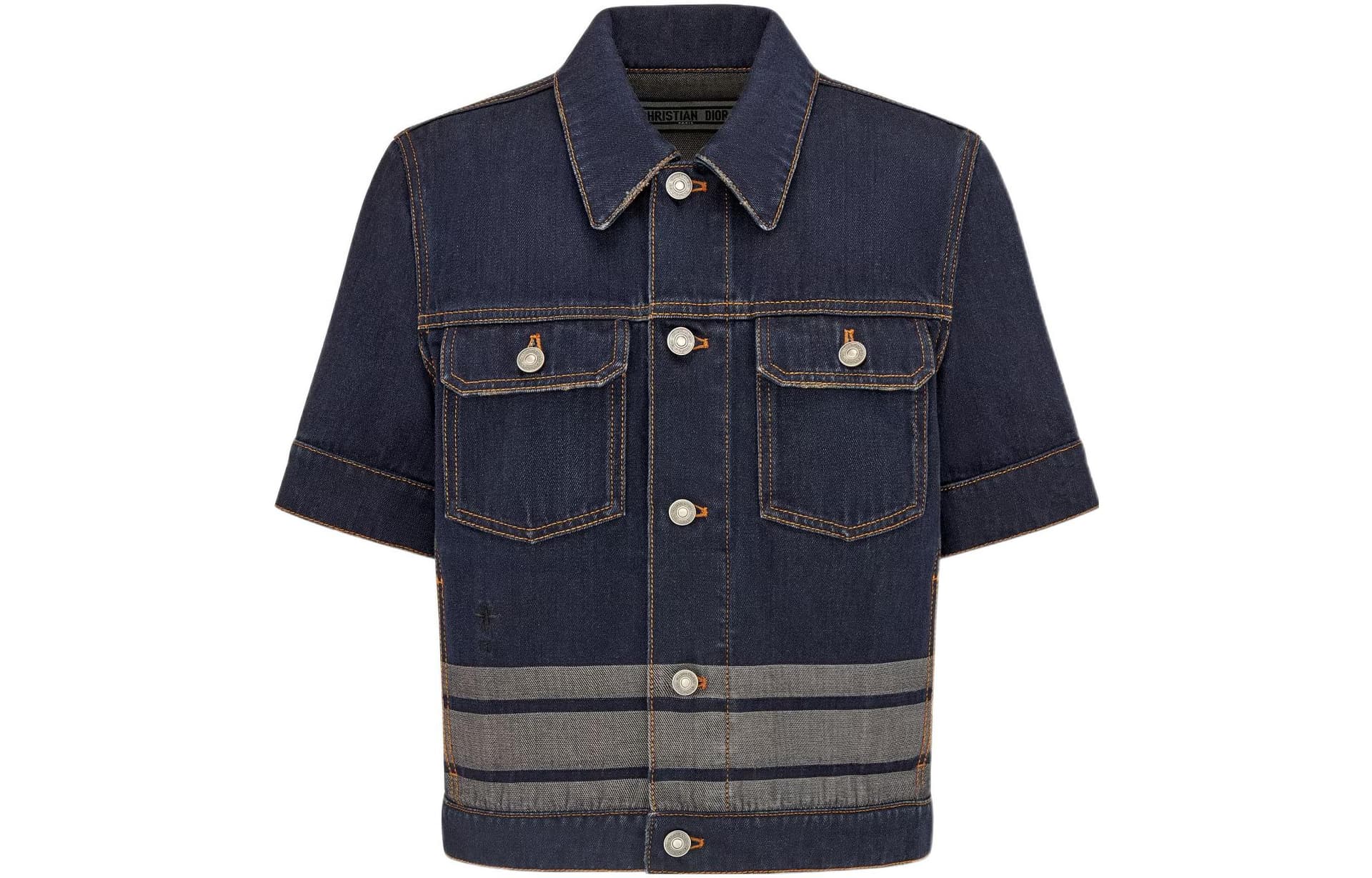 DIOR SS23 Colorblock Denim Jacket