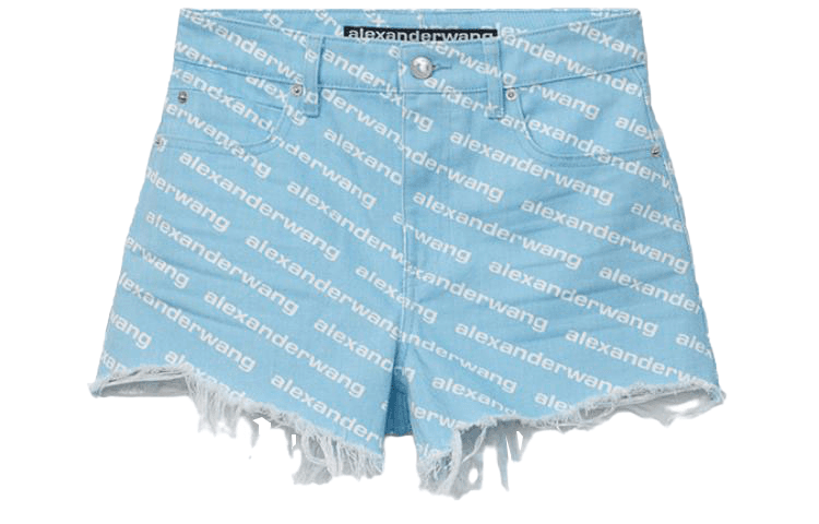 alexander wang SS22 Bite Shorts Blue