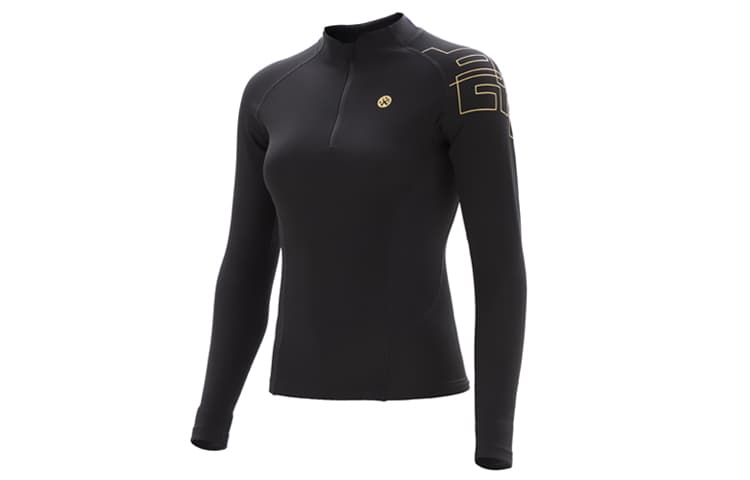 必迈 BMAI Compression Long Sleeve Black Gold