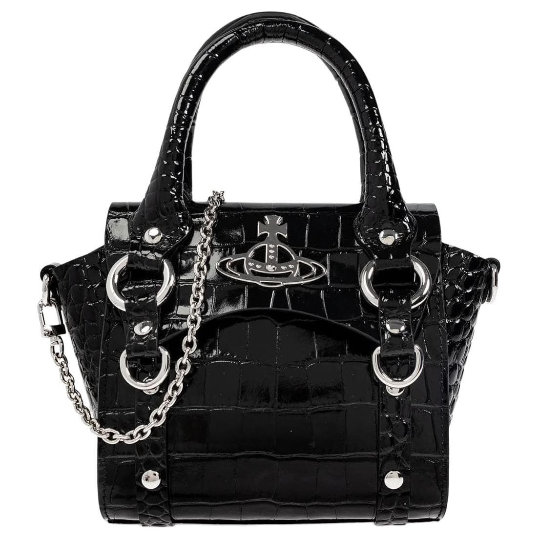 Vivienne Westwood Classic Saturn Logo Mini Handbag