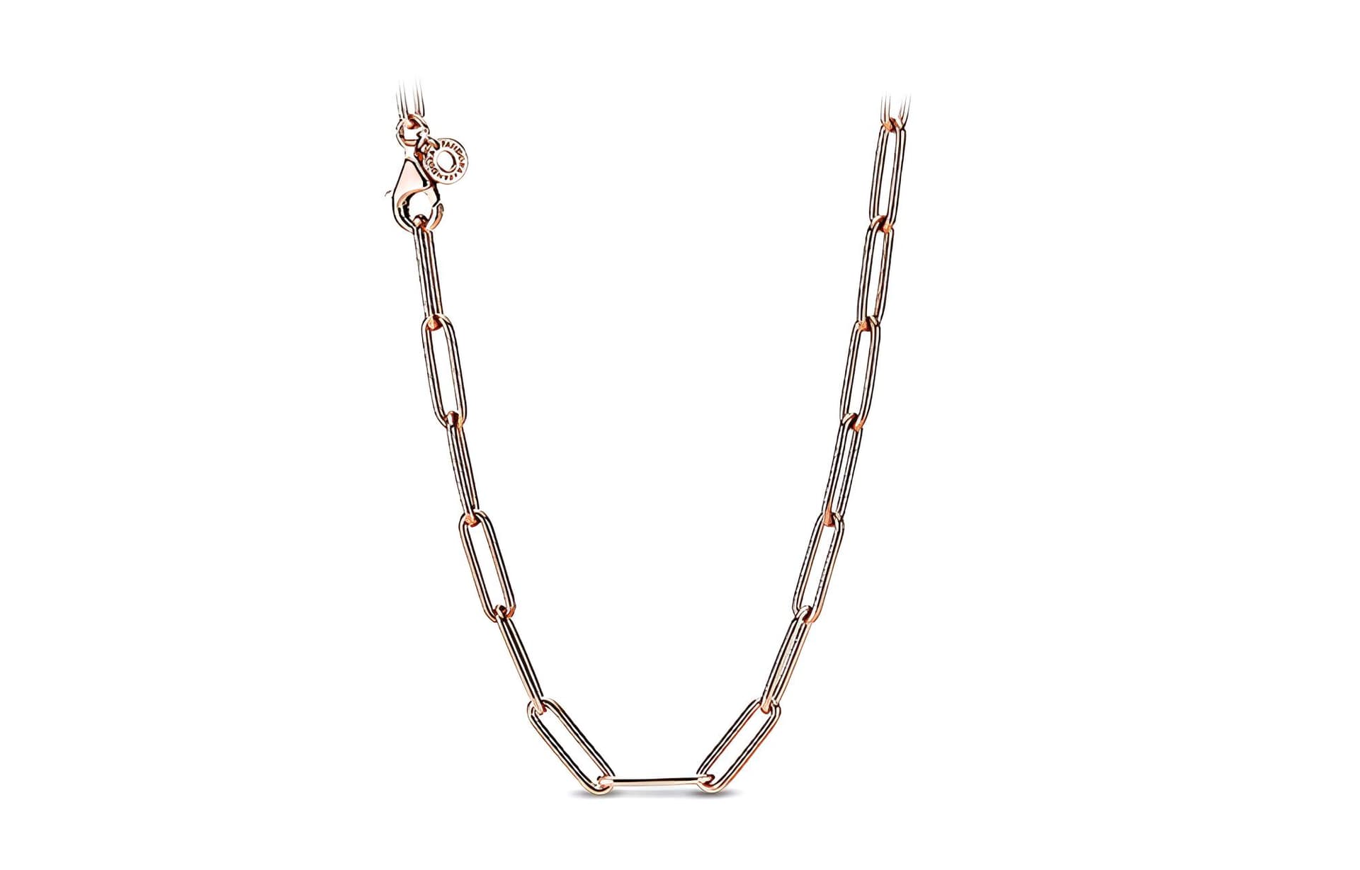 Pandora/潘多拉 Pandora Rose Gold Anchor Chain Necklace