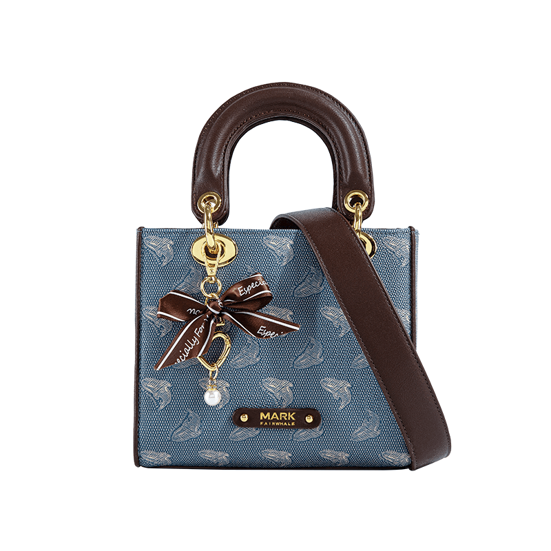 马克华菲/FAIRWHALE FAIRWHALE Elegant Crossbody Bag Vintage Blue