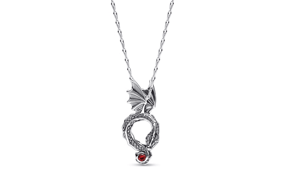 Pandora/潘多拉 Pandora Game of Thrones Dragon Pendant Necklace