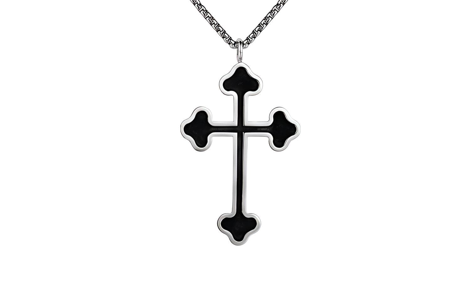 IDEAGEMER S925 Cross Necklace