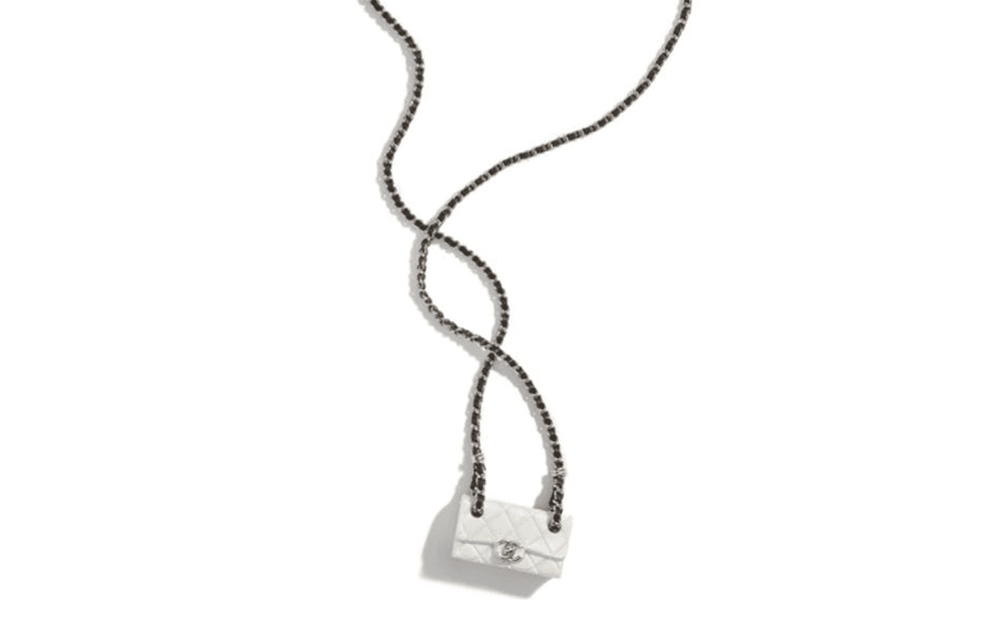 CHANEL Necklace Black