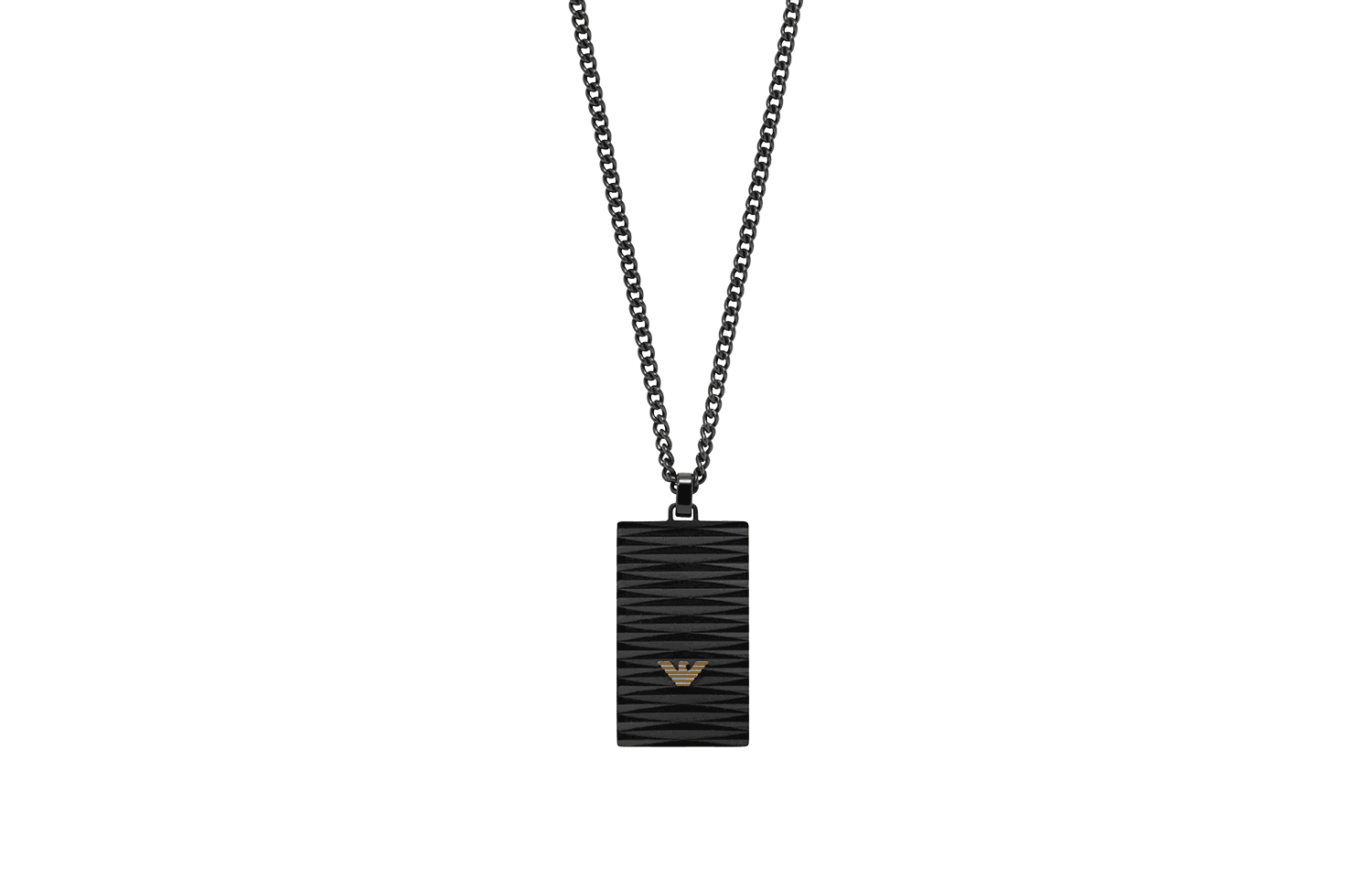 EMPORIO ARMANI/阿玛尼 Armani Eagle Necklace Black