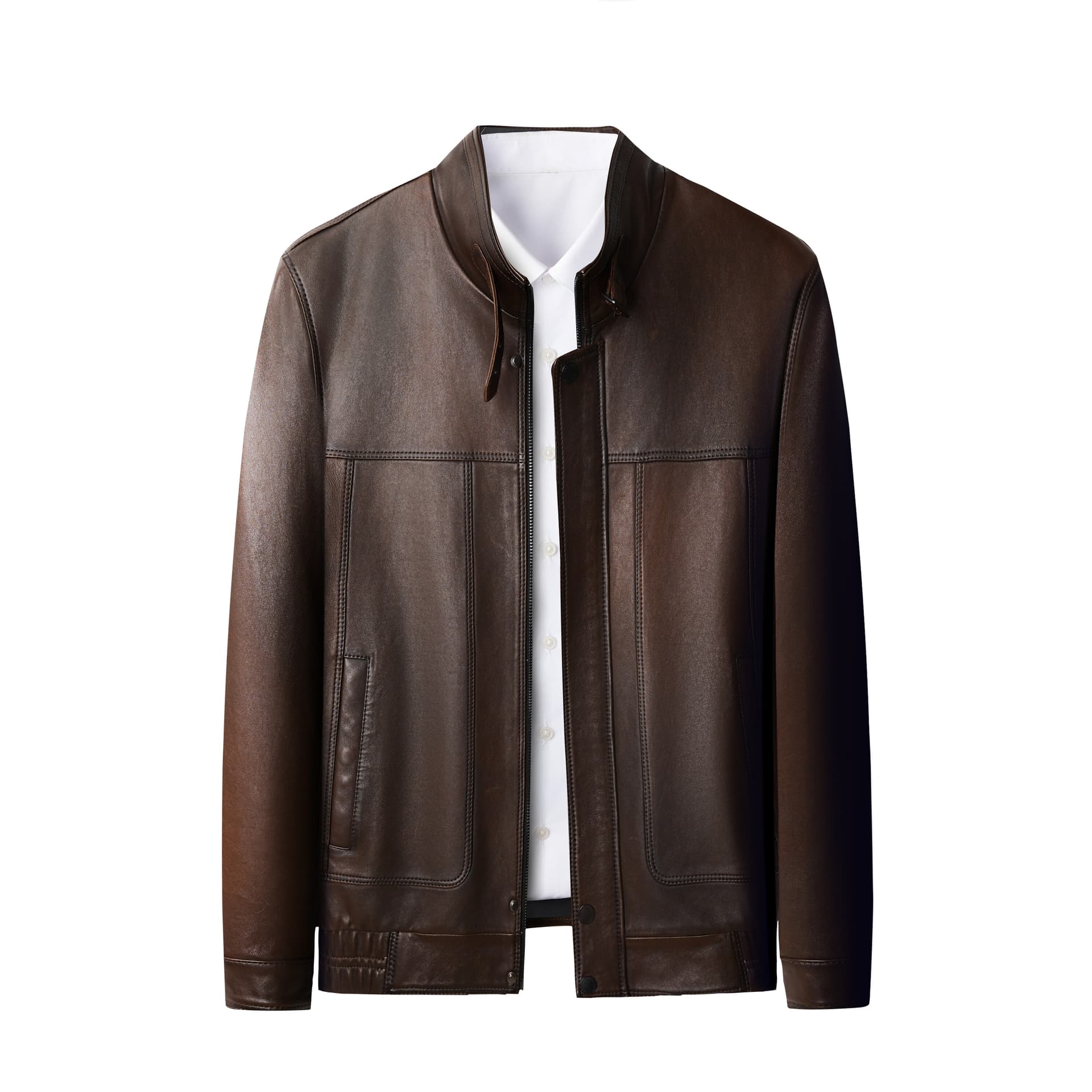 PIERRE CARDIN/皮尔卡丹 Pierre Cardin Leather Jacket