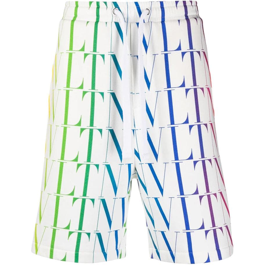 Valentino/华伦天奴 Valentino SS21 Vltn Times Bermuda Shorts White