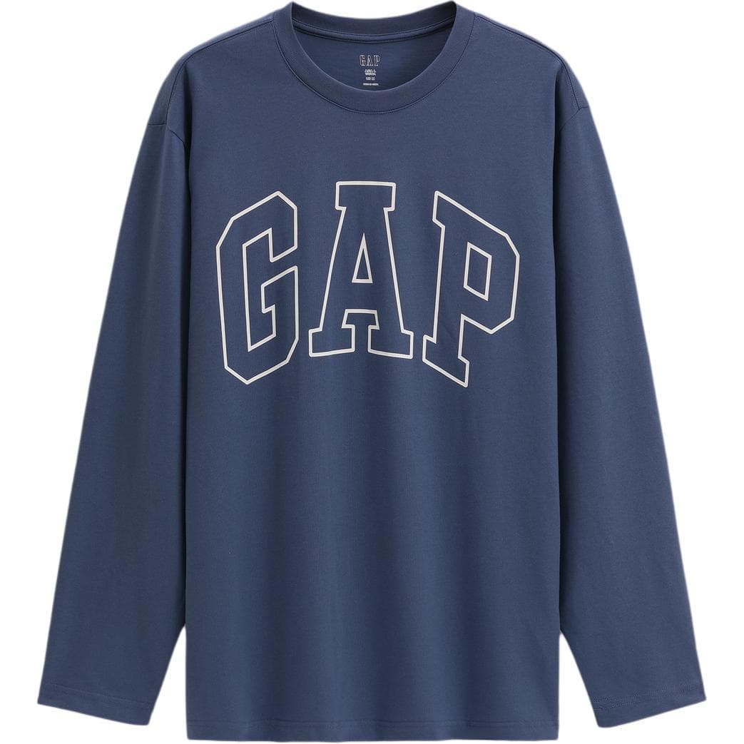 GAP Logo Print Long Sleeve T-Shirt