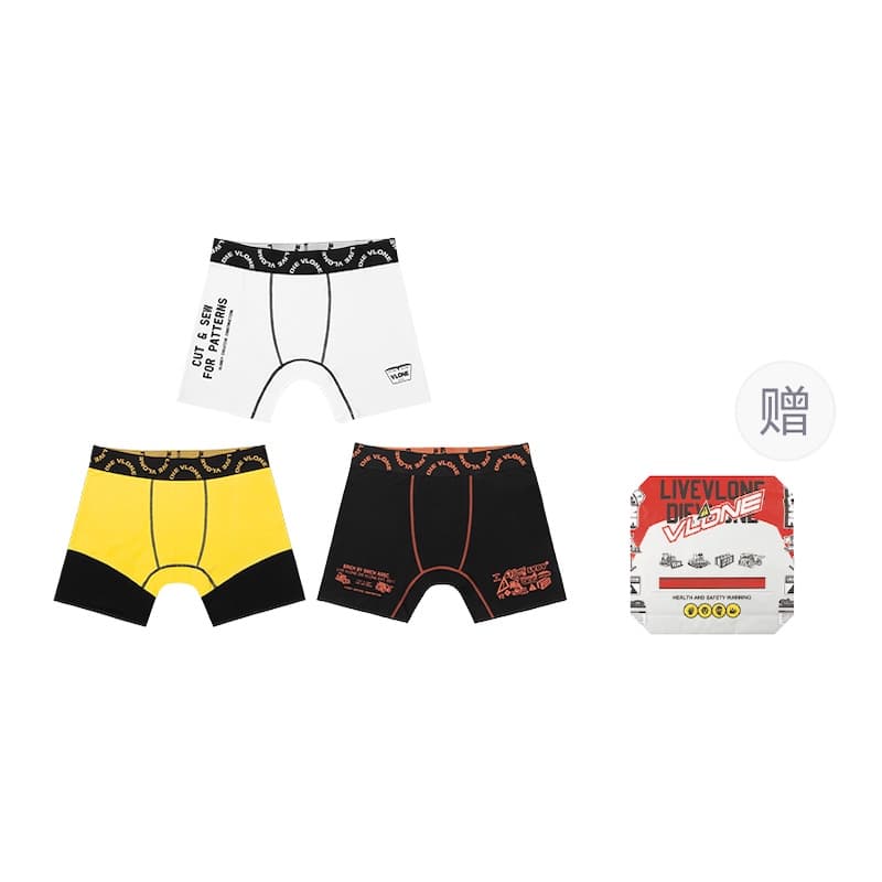VLONE LVDV Colorblock Boxer Briefs 3-Pack