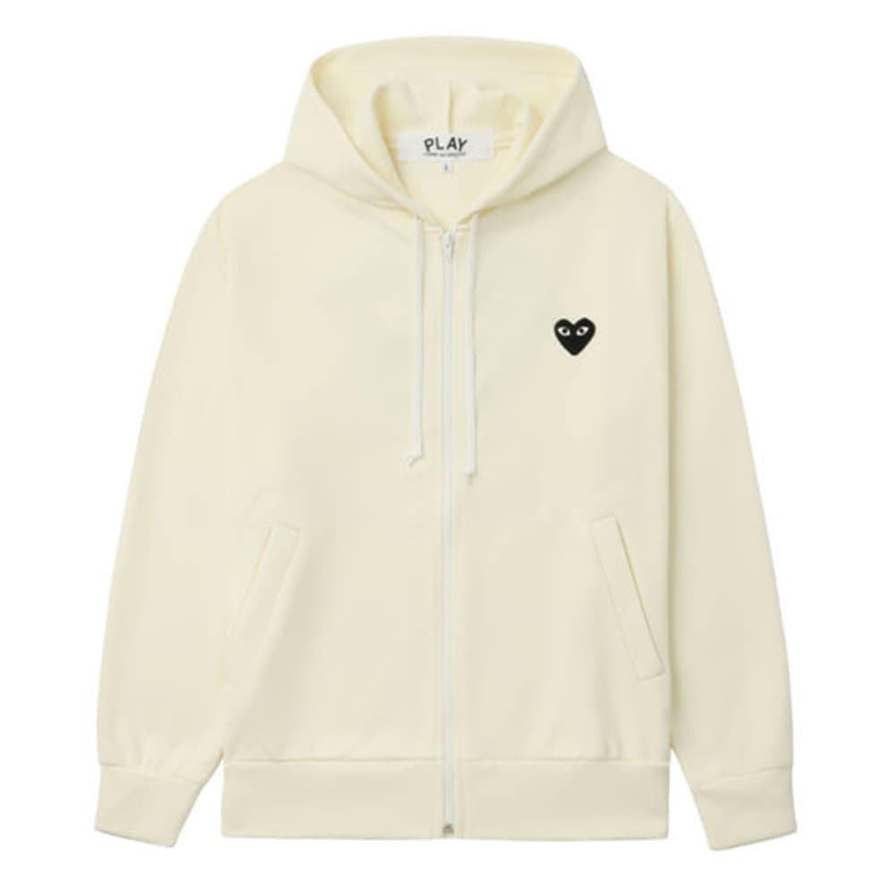 CDG Play Hoodie Off-White
